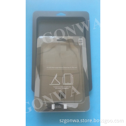 Pet/PS for iPad Mini/Air Printing Plastic Box with Black Tray